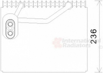 VAN WEZEL 8200v367 -  Испаритель, кондиционер